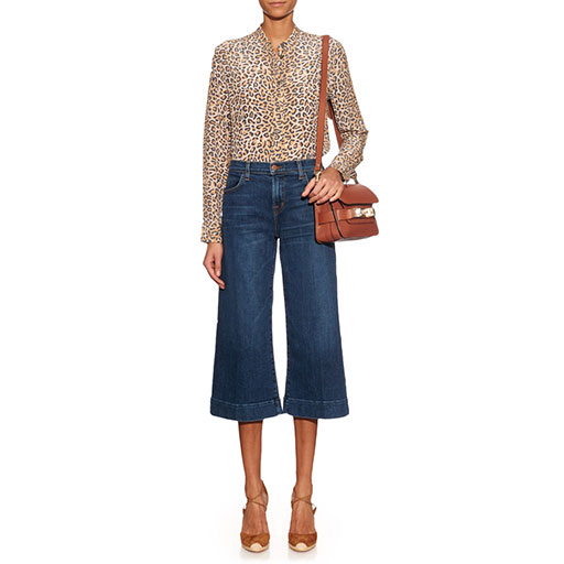 Leopard Silk Shirt